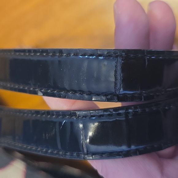 Coach Poppy Metallic Signature Slim Tote. - Picture 9 of 16